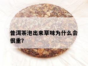 普洱茶泡出来草味为什么会很重？