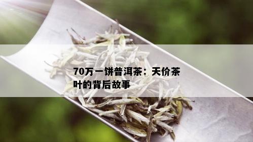 70万一饼普洱茶：天价茶叶的背后故事