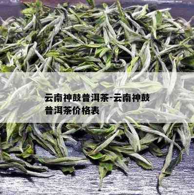 云南神鼓普洱茶-云南神鼓普洱茶价格表