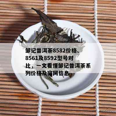 邹记普洱茶8582价格、8561及8592型号对比，一文看懂邹记普洱茶系列价格及官网信息