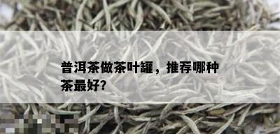 普洱茶做茶叶罐，推荐哪种茶更好？