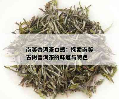 南等普洱茶口感：探索南等古树普洱茶的味道与特色