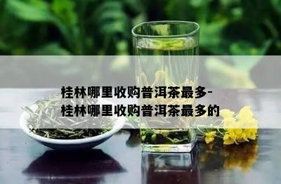 桂林哪里收购普洱茶最多-桂林哪里收购普洱茶最多的