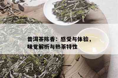 普洱茶陈香：感受与体验，味觉解析与熟茶特性