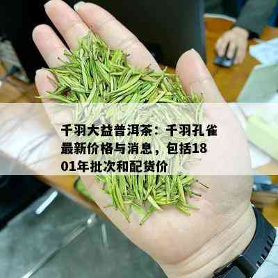 千羽大益普洱茶：千羽孔雀最新价格与消息，包括1801年批次和配货价