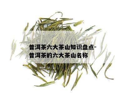 普洱茶六大茶山知识盘点-普洱茶的六大茶山名称