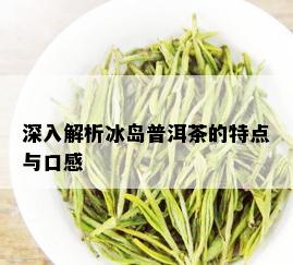 深入解析冰岛普洱茶的特点与口感