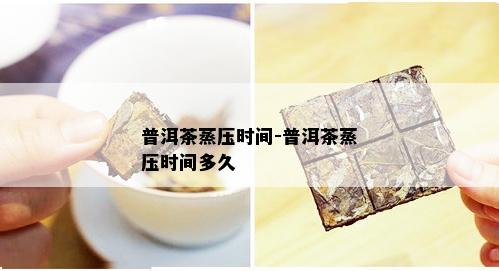 普洱茶蒸压时间-普洱茶蒸压时间多久