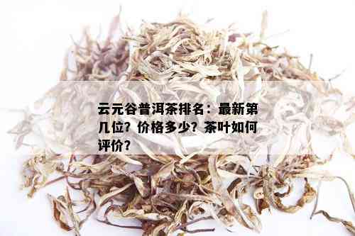 云元谷普洱茶排名：最新第几位？价格多少？茶叶如何评价？