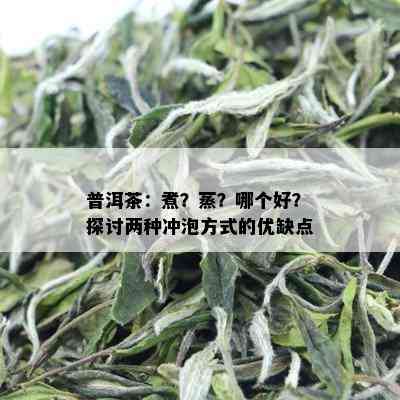 普洱茶：煮？蒸？哪个好？探讨两种冲泡方式的优缺点