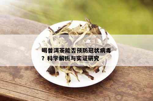 喝普洱茶能否预防冠状病？科学解析与实证研究