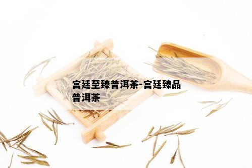 宫廷至臻普洱茶-宫廷臻品普洱茶