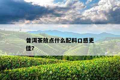 普洱茶放点什么配料口感更佳？