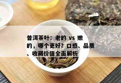 普洱茶叶：老的 vs 嫩的，哪个更好？口感、品质、收藏价值全面解析