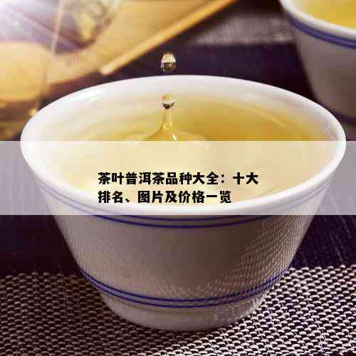 茶叶普洱茶品种大全：十大排名、图片及价格一览