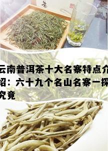 云南普洱茶十大名寨特点介绍：六十九个名山名寨一探究竟