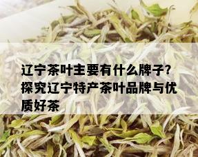 辽宁茶叶主要有什么牌子？探究辽宁特产茶叶品牌与优质好茶