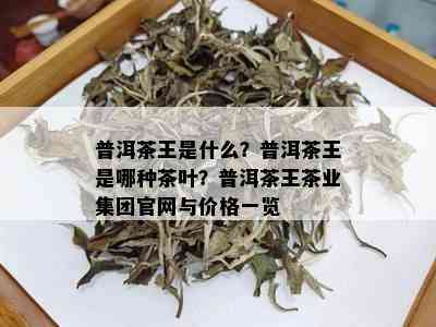 普洱茶王是什么？普洱茶王是哪种茶叶？普洱茶王茶业集团官网与价格一览