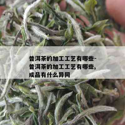 普洱茶的加工工艺有哪些-普洱茶的加工工艺有哪些,成品有什么异同