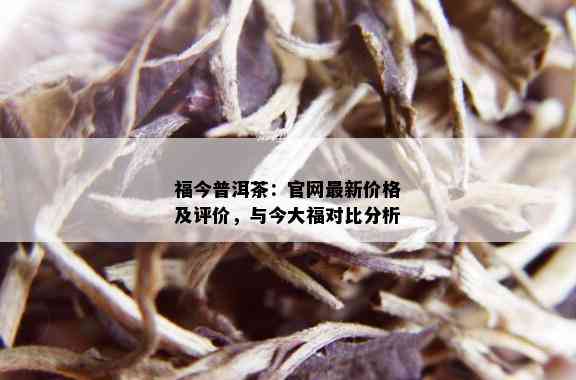 福今普洱茶：官网最新价格及评价，与今大福对比分析