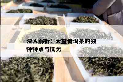 深入解析：大益普洱茶的独特特点与优势