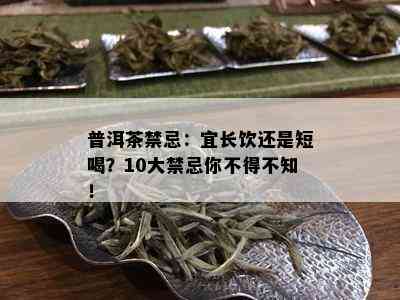 普洱茶禁忌：宜长饮还是短喝？10大禁忌你不得不知！