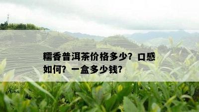 糯香普洱茶价格多少？口感如何？一盒多少钱？