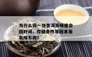 为什么同一饼普洱茶味道会因时间、存储条件等因素而有所不同？