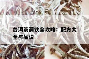 普洱茶调饮全攻略：配方大全与品说