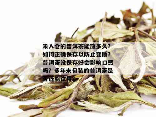 未入仓的普洱茶能放多久？如何正确保存以防止变质？普洱茶没保存好会影响口感吗？多年未包装的普洱茶是否还能饮用？