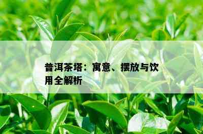 普洱茶塔：寓意、摆放与饮用全解析