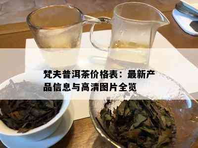 梵夫普洱茶价格表：最新产品信息与高清图片全览