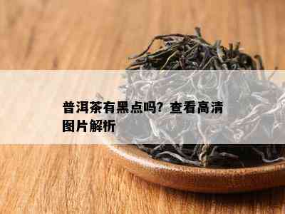 普洱茶有黑点吗？查看高清图片解析