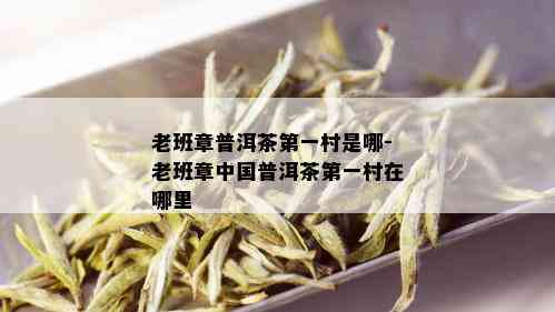 老班章普洱茶之一村是哪-老班章中国普洱茶之一村在哪里