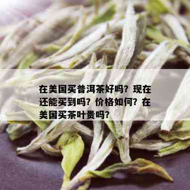 在美国买普洱茶好吗？现在还能买到吗？价格如何？在美国买茶叶贵吗？