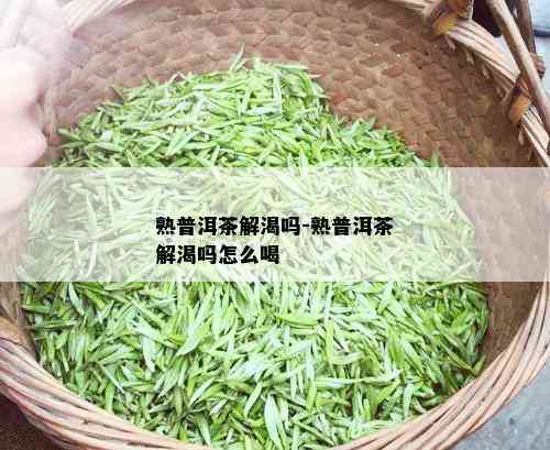 熟普洱茶解渴吗-熟普洱茶解渴吗怎么喝