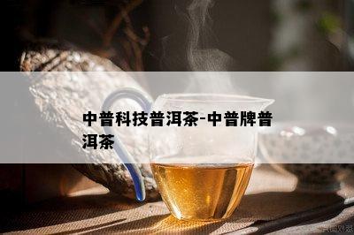 中普科技普洱茶-中普牌普洱茶