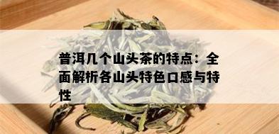 普洱几个山头茶的特点：全面解析各山头特色口感与特性