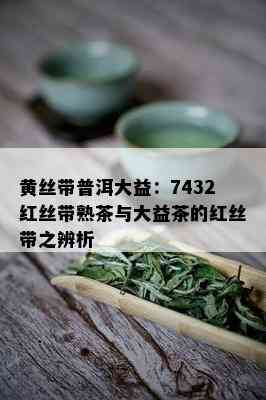 黄丝带普洱大益：7432红丝带熟茶与大益茶的红丝带之辨析