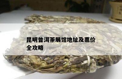 昆明普洱茶展馆地址及票价全攻略