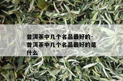 普洱茶中几个名品更好的-普洱茶中几个名品更好的是什么