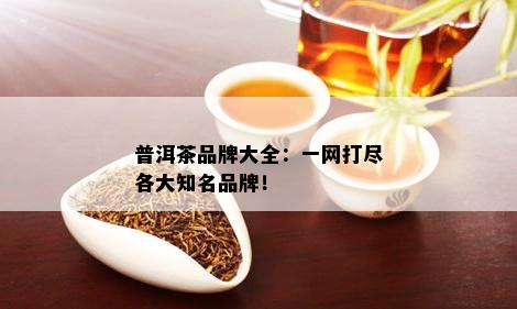 普洱茶品牌大全：一网打尽各大知名品牌！