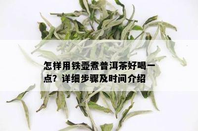 怎样用铁壶煮普洱茶好喝一点？详细步骤及时间介绍