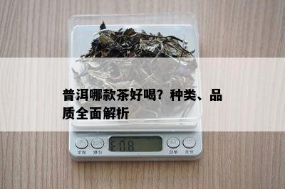 普洱哪款茶好喝？种类、品质全面解析