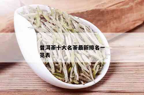 普洱茶十大名茶最新排名一览表