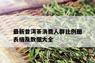 最新普洱茶消费人群比例图表格及数据大全