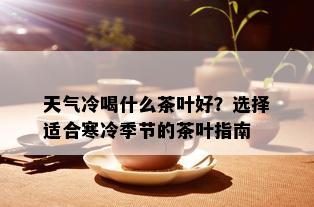 天气冷喝什么茶叶好？选择适合寒冷季节的茶叶指南