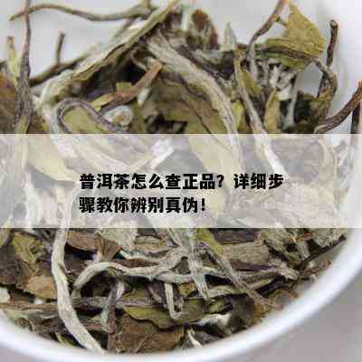 普洱茶怎么查正品？详细步骤教你辨别真伪！