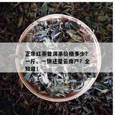 正宗红茶普洱茶价格多少？一斤、一饼还是云南产？全知道！