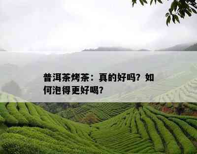 普洱茶烤茶：真的好吗？如何泡得更好喝？